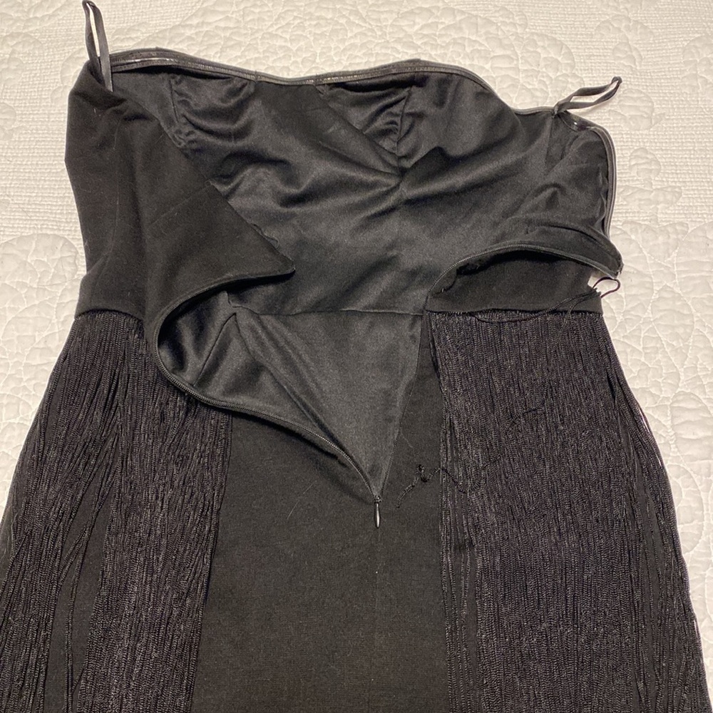 Black Tassel Dress - Picture 4 of 4